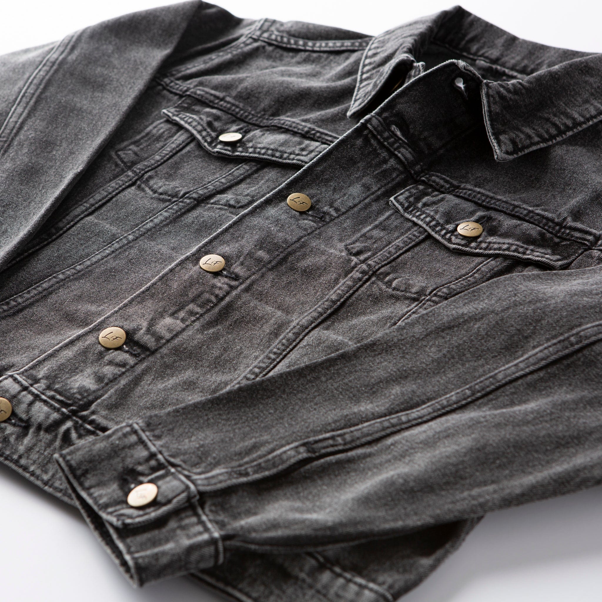 Vintage Washed Love Like Jesus Denim Jacket - Image 7