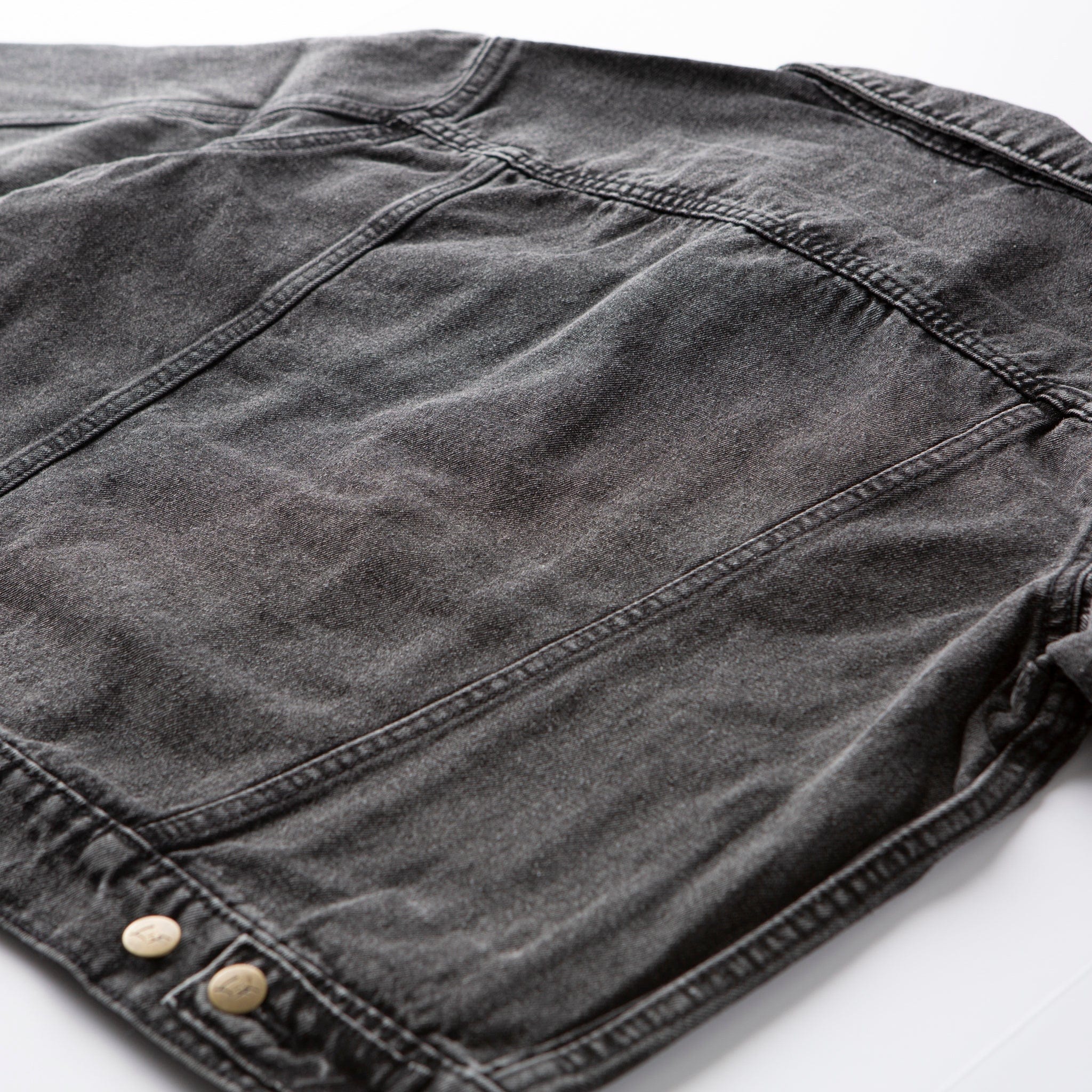 Vintage Washed Love Like Jesus Denim Jacket - Image 8